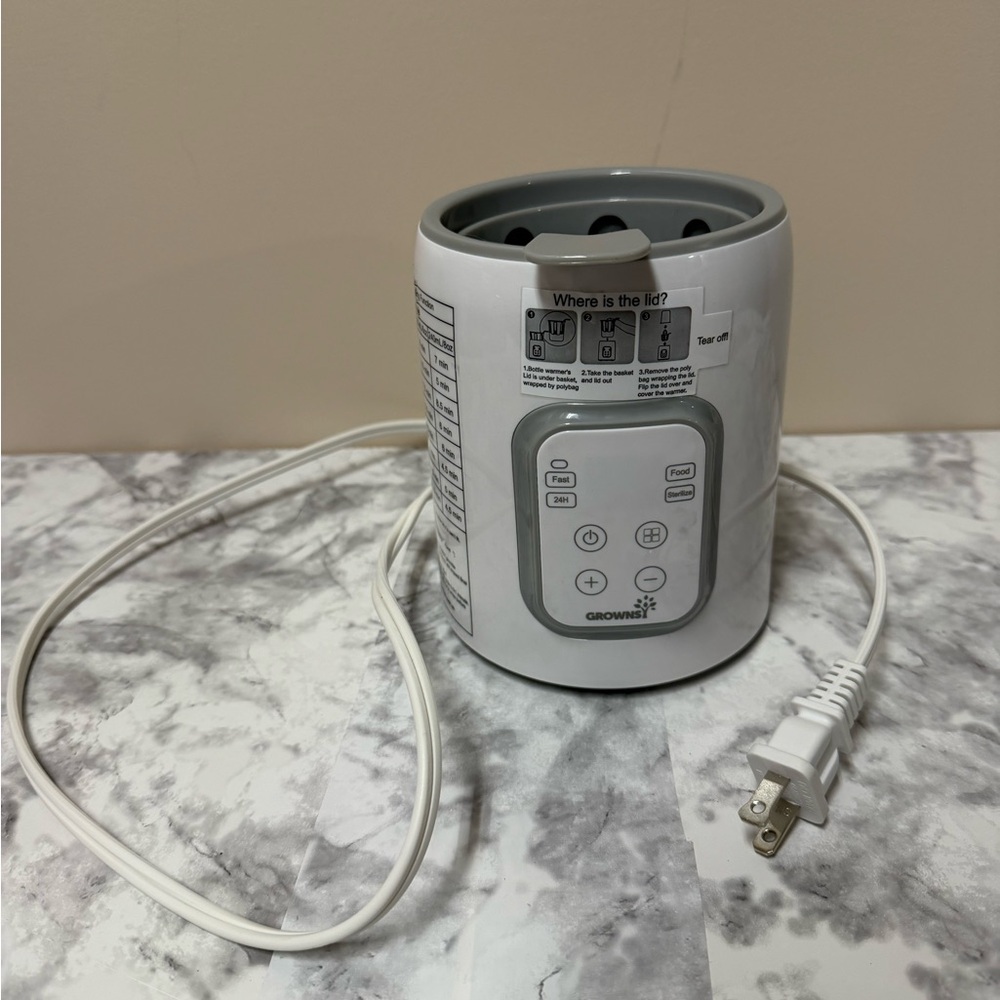 Grownsy White Bottle Warmer